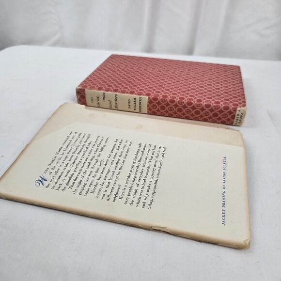 The Christmas Card Murders by David William Meredith Hardcover Vintage Mystery - Picture 6 of 10